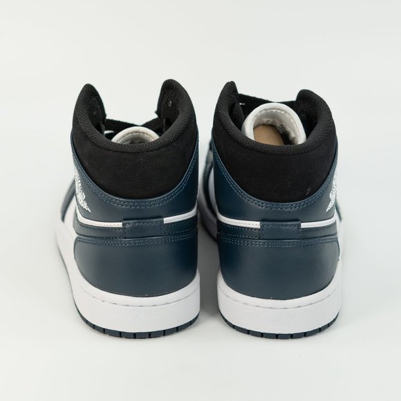 Nike Air Jordan 1 Mid 'Armory Navy' 554724-411 Navy Blue size 8 - Picture 7 of 10